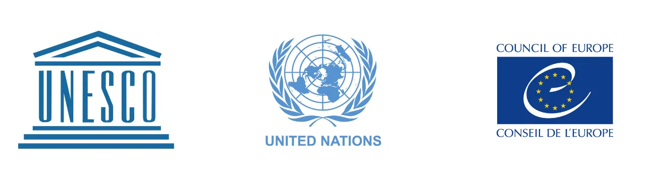 partenariat ais et oiec logos unesco united nations counsil of europe