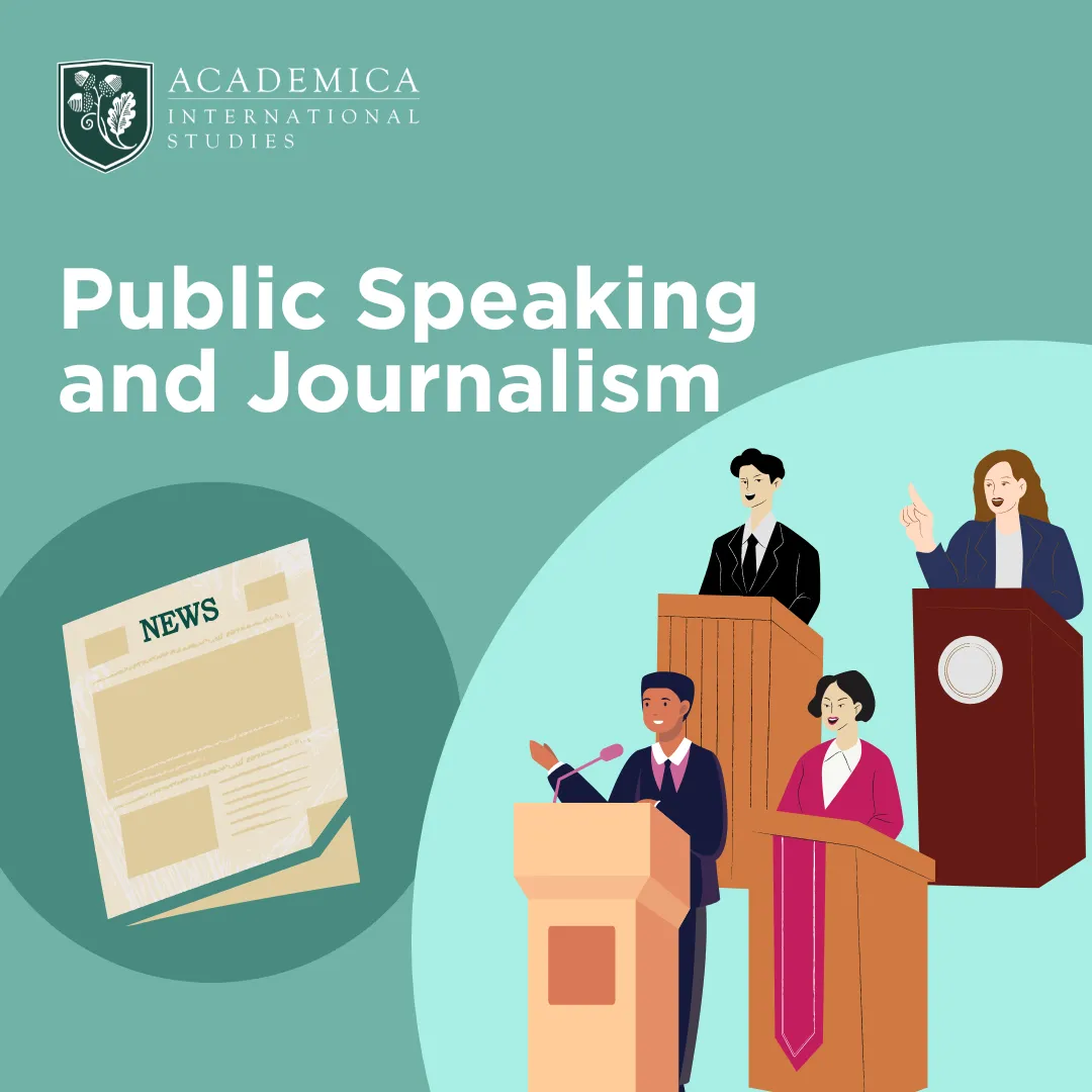 public speaking and journalism